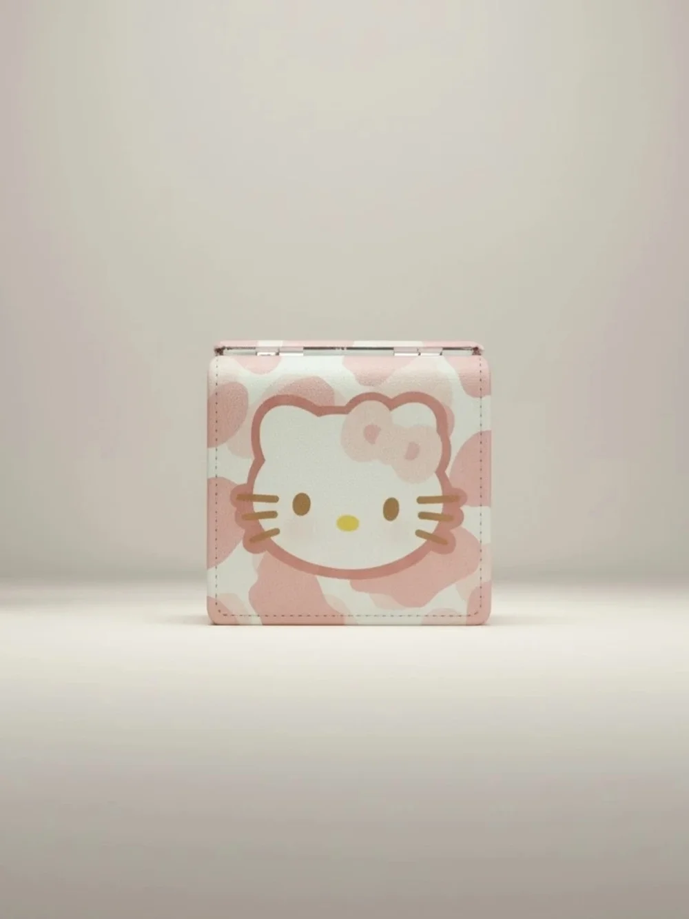 Hello Kitty Pink Makeup Brush Set with Makeup Pouch And Mirror